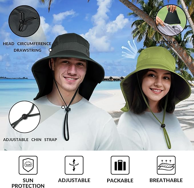 Wide Brim Cooling Sun Hat